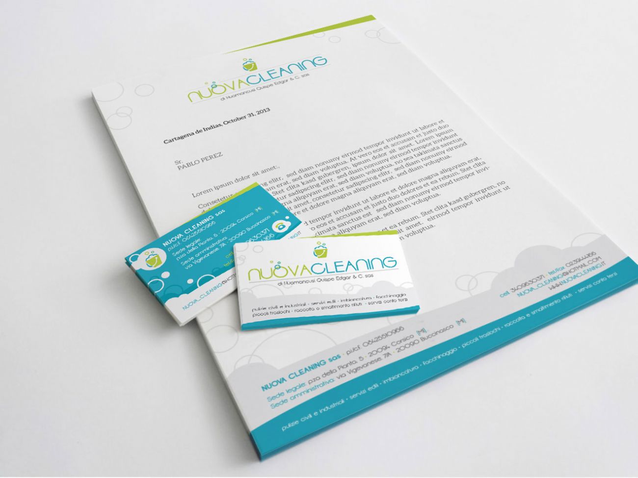 Corporate identity impresa pulizie