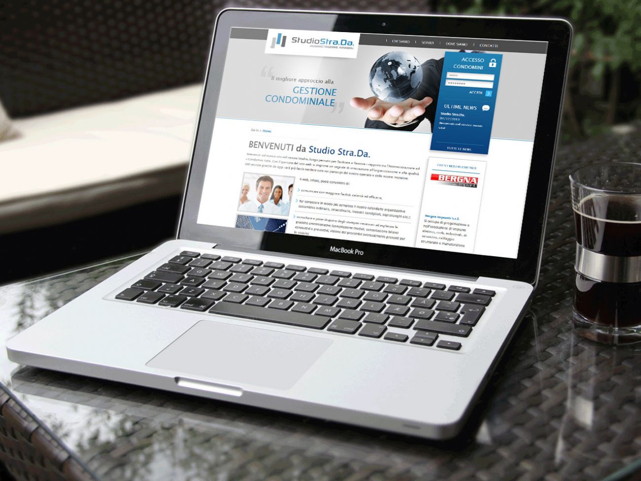 Sito web con area riservata