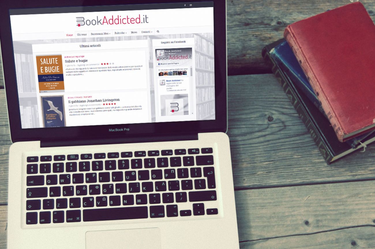Sito web responsive recensione libri