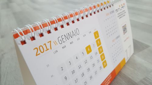 Calendario da scrivania 2017