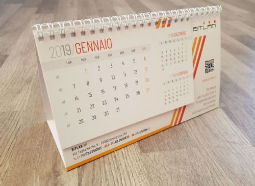 Calendario da tavolo 2019