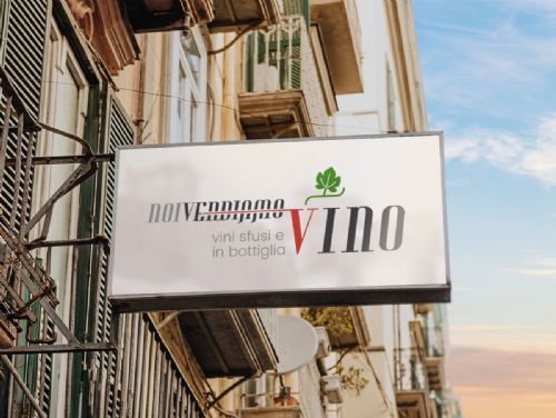 Logo negozio vini