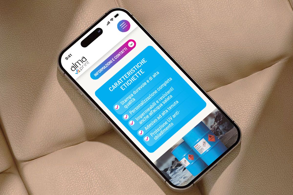 Sito single page per stampa